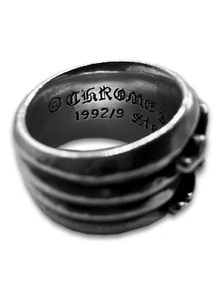Chrome Hearts ‘Dagger’ .925 Sterling Silver Etched Ring