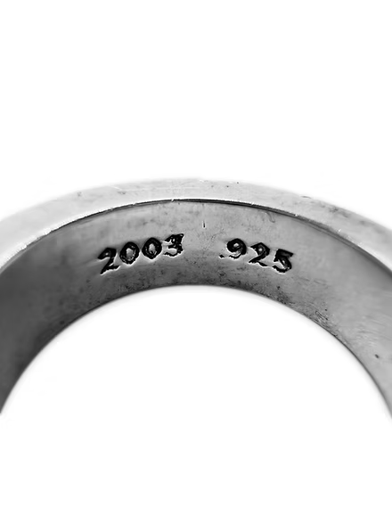 Chrome Hearts ‘Forever’ .925 Silver Etched Ring
