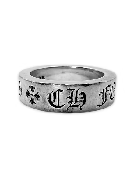Chrome Hearts ‘Forever’ .925 Silver Etched Ring
